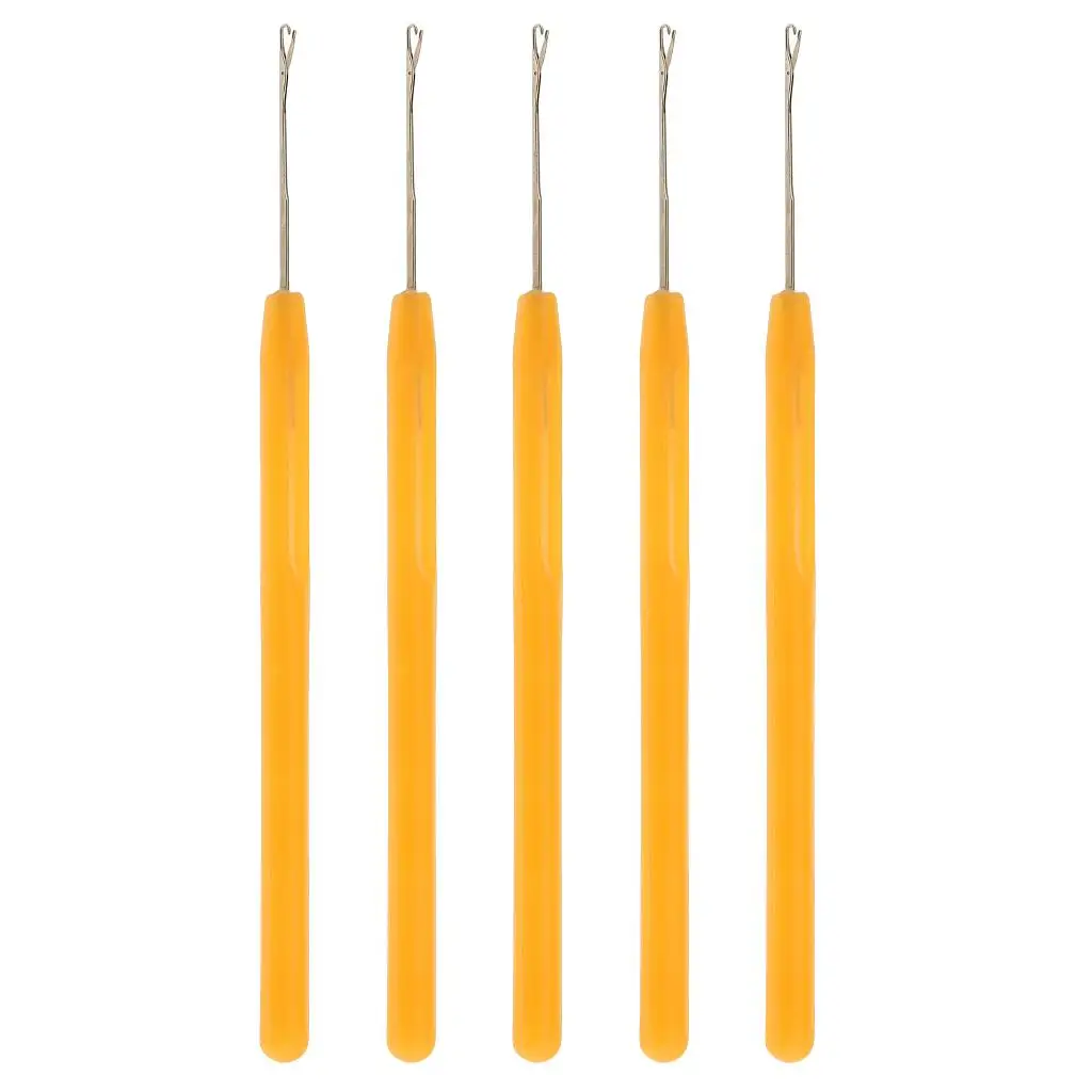 

Hair Extension Needle High Quality Steel Pulling Tool Kit Professional Microlink Bead Applicator for Salon Use