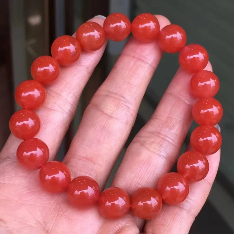 Factory Baoshan South Single Ring Bracelet Chili Red Color Beautiful Men's and Women's Bracelets