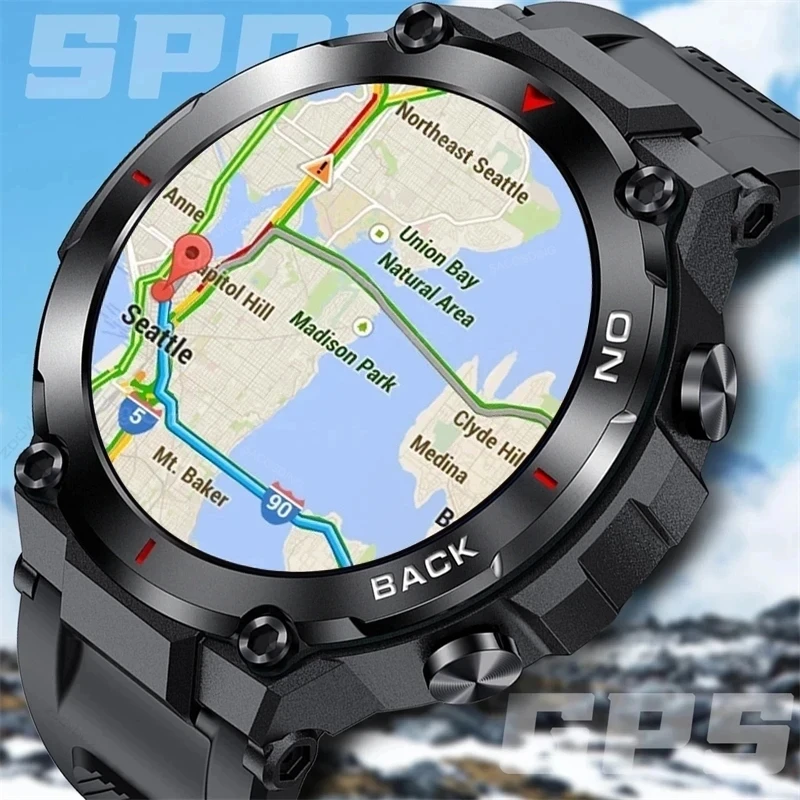 

Swim Proof Smartwatch Sport GPS Run Speed Smart Watch Men Women GPS Connect Watch For Iphone/Huawei/Xiaomi VS Garmina Fit Bits