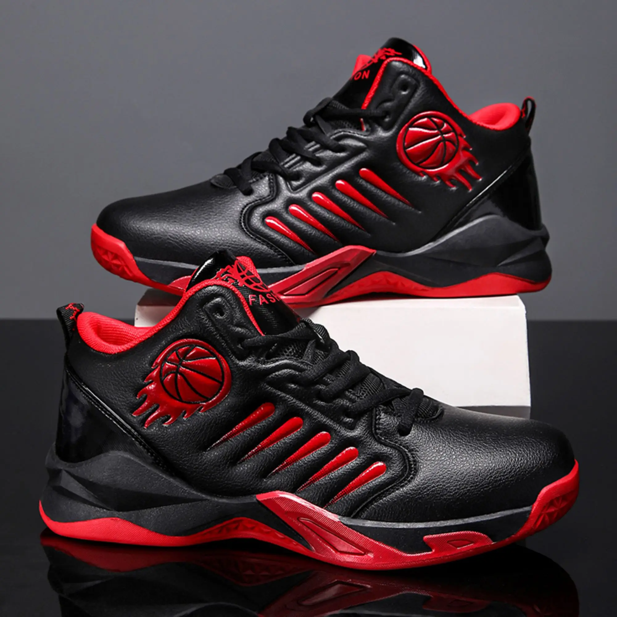 2024 New Basketball Shoes Casual Sports Shoes Student Running Shoes Fashion Sneakers Male Youth Training Shoes