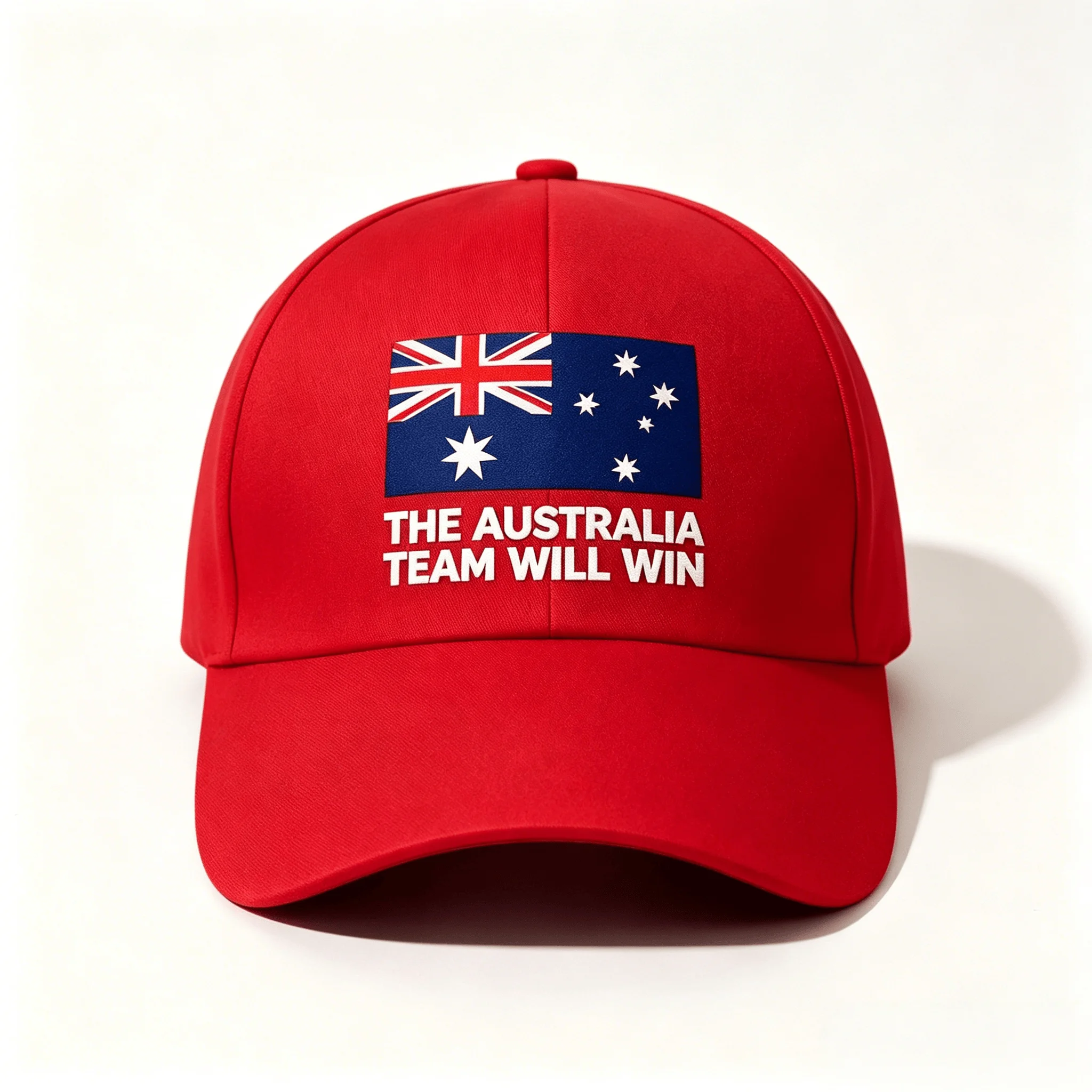 Australia Flag Baseball Cap THE AUSTRALIA TEAM WILL WIN Cheer Slogan Unisex Adjustable Sports Fan Street Fashion Daily Headwear view 3