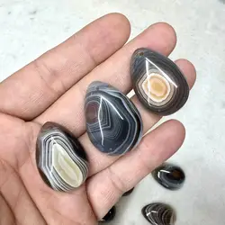Natural Botswana Agate/Sardonyx Pendant Drop Shape Gemstone Jewelry Free Necklace For Women For Men For Gift Wholesale