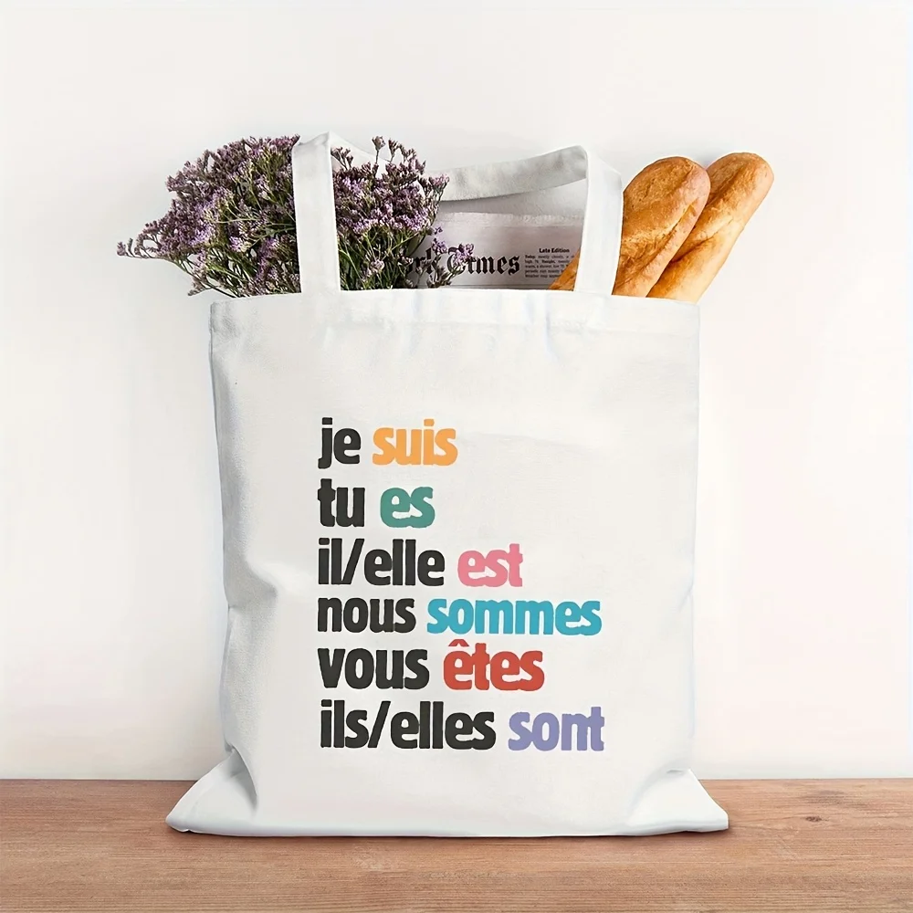 I Am a Ladies' Fashionable Casual Canvas Tote Bag.