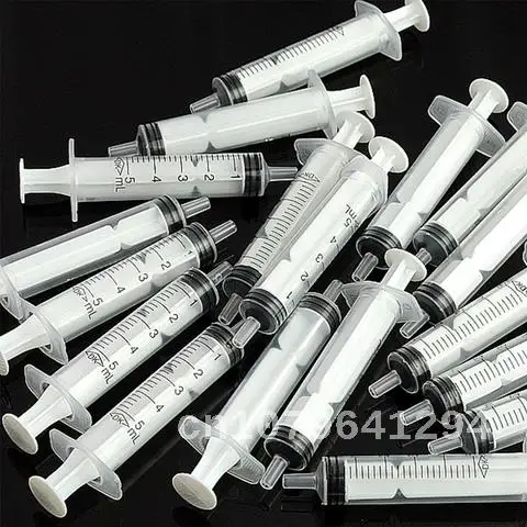 Imagem -06 - Seringa de Nutrientes Injecção Recheio tipo Parafuso Industrial Mão Push Glue Seringa Dispensadora Industrial Alta Qualidade 5ml 100 Pcs