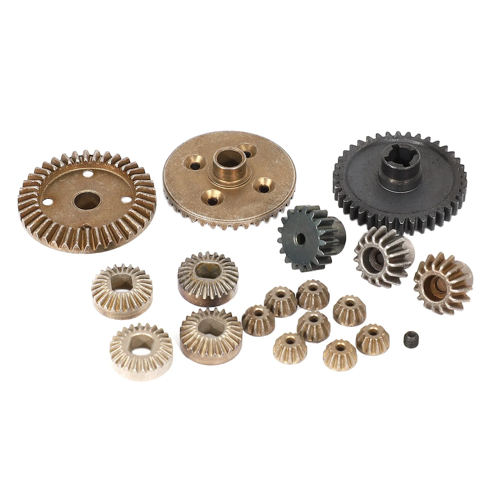 HFES para Wltoys A949 A959 A969 A979 A959-B A969-B A979-B piezas de repuesto de coche teledirigido mejora engranaje diferencial de Metal