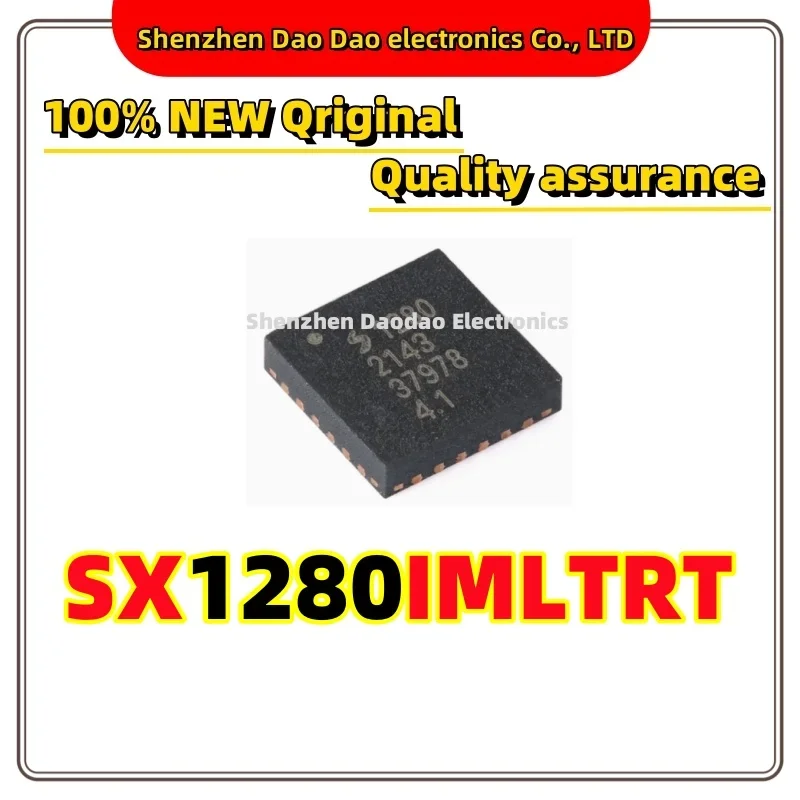 SX1280IMLTRT zeefdruk 1280 QFN-24 Afstandsbediening laag vermogen LoRa 2.4 GHz RF transceiver chip IC nieuwe originele