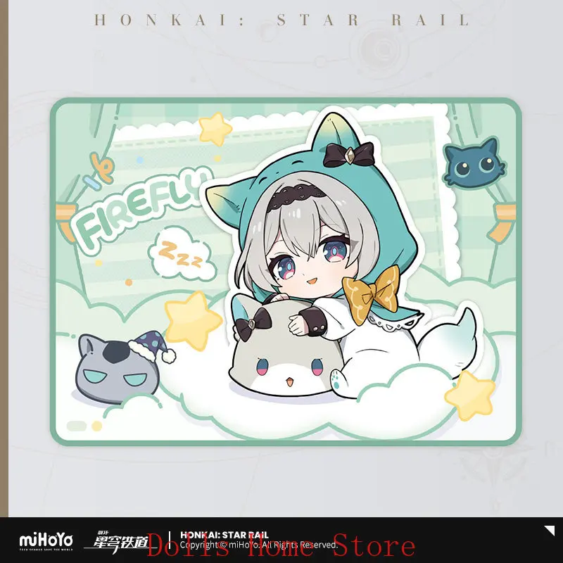 

Official miHoYo Honkai: Star Rail Kafka Firefly Girls' Dormitory Q Version Home Series Game Kawaii Cosplay Plush Blanket