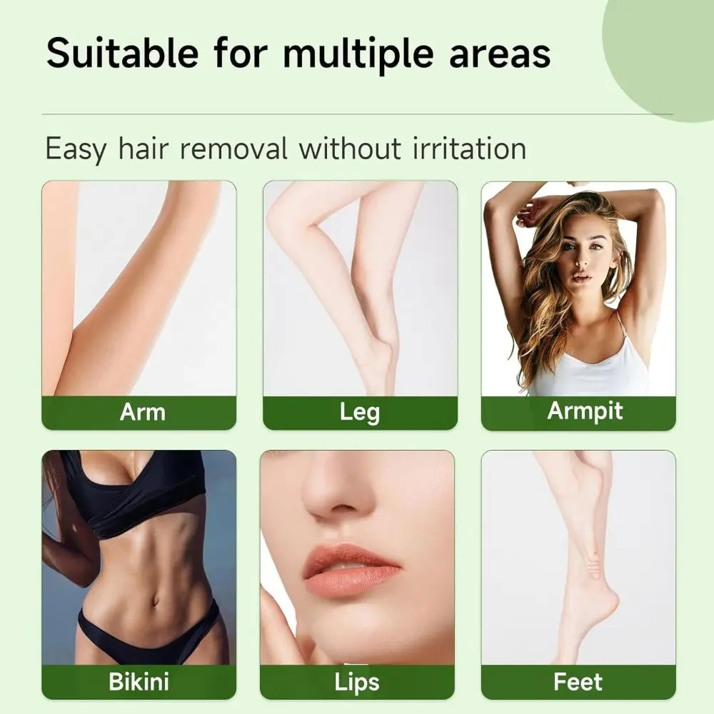 Non-stimulating Hair Removal Cream Painless Mild Cucumber Gentle Reduces Hair Growth Mild Depilatory Cream