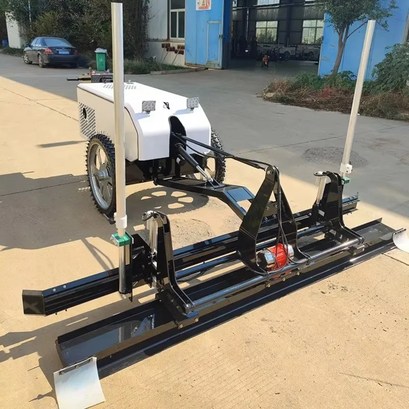 Low Noise Laser Floor Screed Machine Optimized Running Structure Quiet Operation Suitable For Residential Area Indoor Concrete