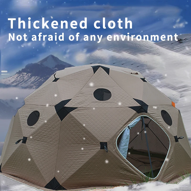Best Price Outdoor Camping Hiking Ice Fishing Sauna Tent  Insulated Layer Ice Fishing Tent Travel Road Trip Camping