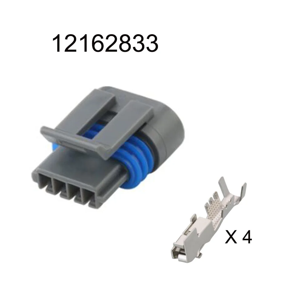 Imagem -05 - Cabo de Conector Impermeável Automático Plugue Automotivo Soquete Masculino Família Inclui Selo Terminal Pinos Dt044p Dt06-4s 100set