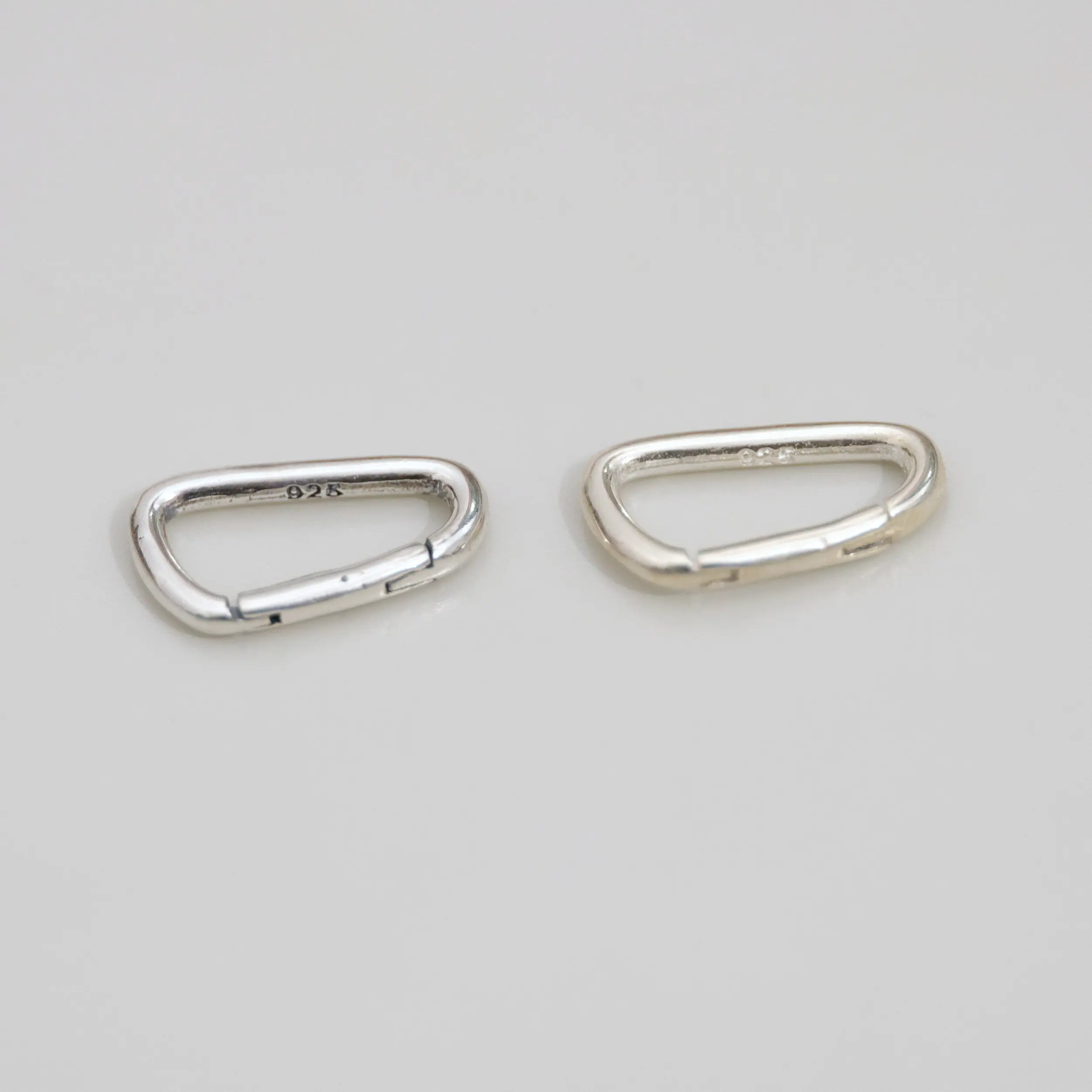 1PC 100% Solid 925 Sterling Silver Triangle Snap Hook for DIY  Jewelry Finding  Jewelry Accessories