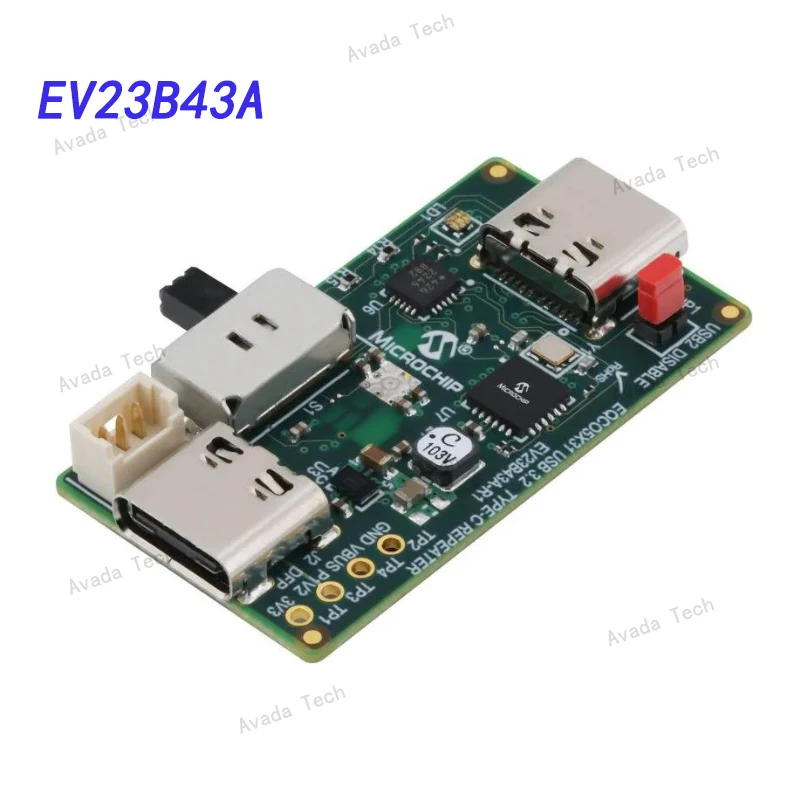 EV23B43A Interface Development Tools EVB-EQCO5X31 USB 3.2 Gen 1 Cable Repeater Evaluation Card