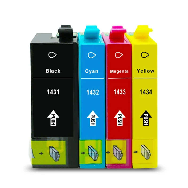 

Совместимый картридж T1431 T1432 T1433 T1434, совместимый с принтером Epson ME Office 960FWD 900WD 940FW 85ND WF-7018