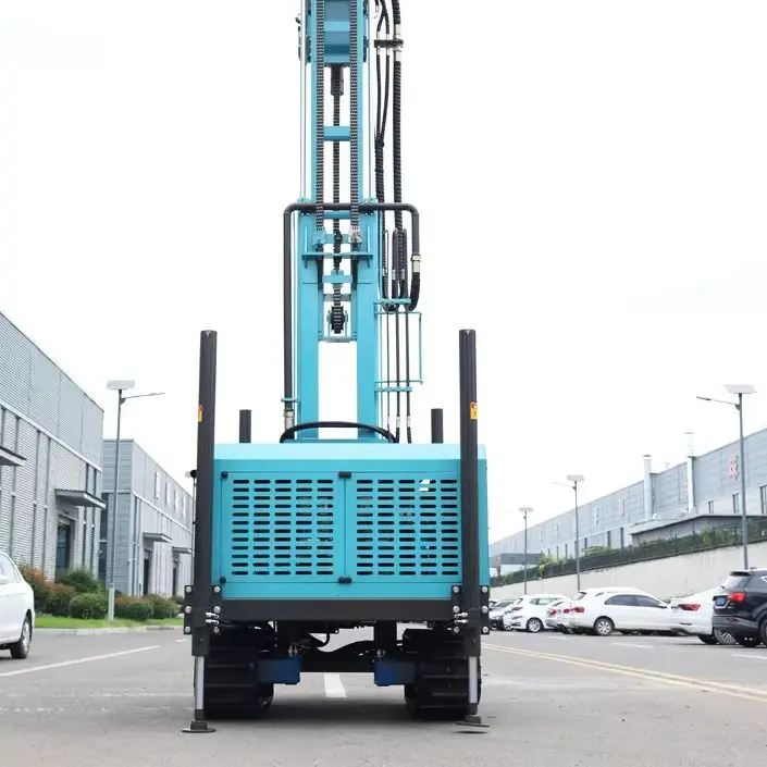 Customized Portable Wheel Rotary DTH 300M Diesel Compact Best Selling Quick Tool Water Well Drilling Rig Machine