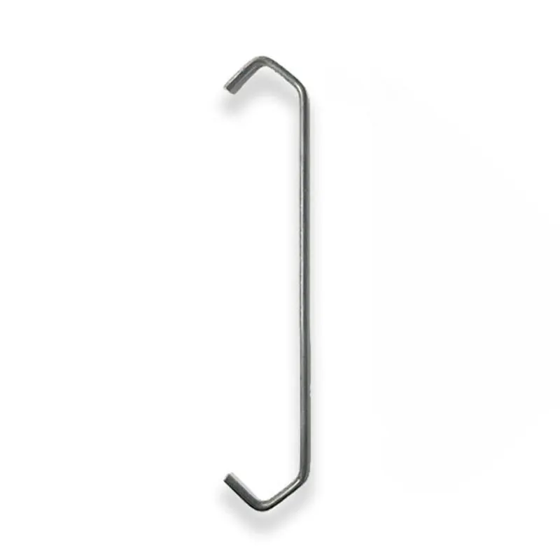 10pcs V-Shaped Spray Coating Hook Spring Steel Wire 3mm Length 250mm Electroplating Hook