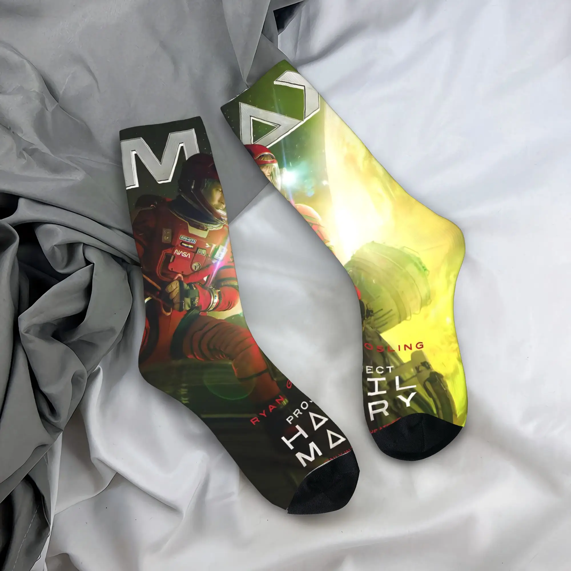 

Project Hail Mary Movie Socks Men Women Happy Rocky Alien Socks High Quality Spring Summer Autumn Winter Middle Tube Socks Gifts