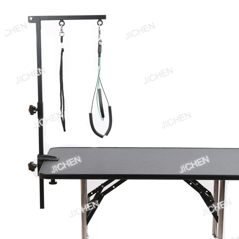 

Регулируемая складная подставка для груминга собак и кошек с зажимами, набор из нержавеющей стали