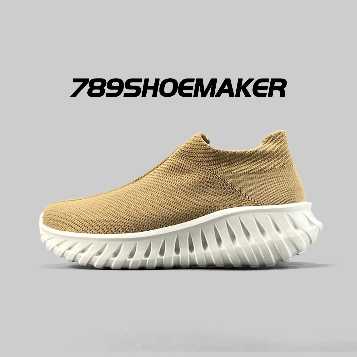 Tênis Casuais Respiráveis para Cnhada, Tamanho ande, Malha Fly Knit, Solado sso, Amortecimento, Solado io, Confort...