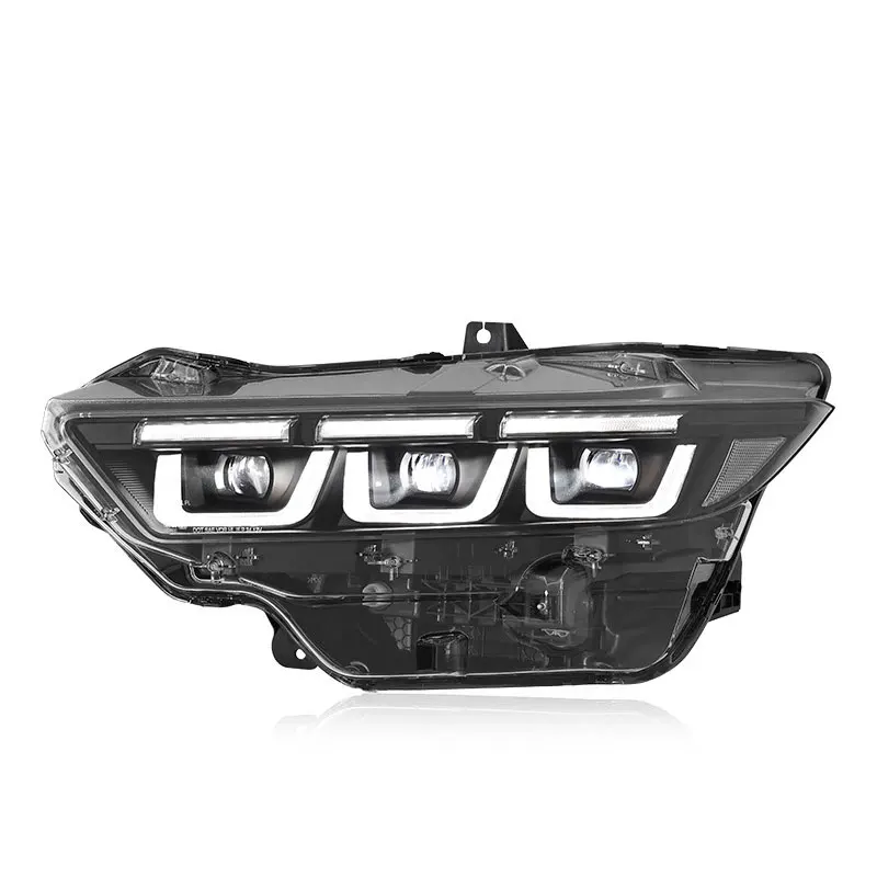 Car Headlights Compatible for Ford Mustang 2024 2025 2026 Dynamic Flowing LED Turn Signal High Bright Projector Headlamp