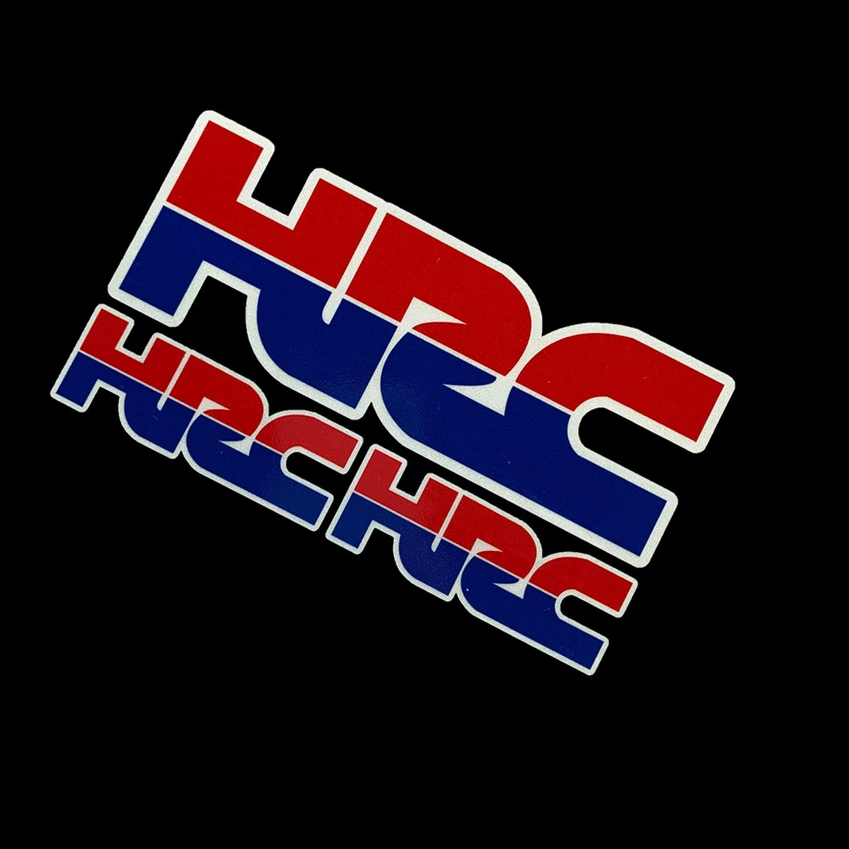 HRC Reflective SET Motorcycle Decals Tank Stickers Camper Waterproof Exterior Cover Scratches Decoration
