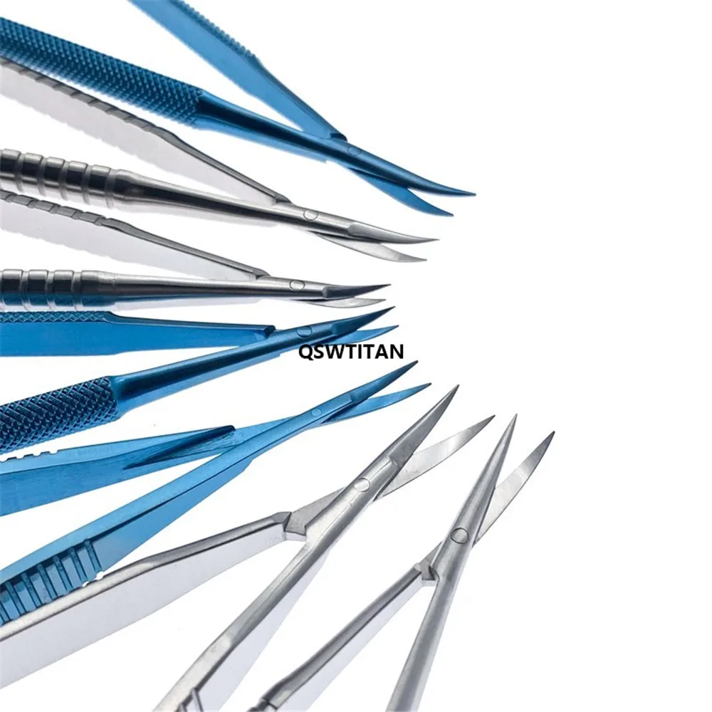 Castroviejo Corneal scissors Capsule membrane scissors Micro scissors Titanium/stainles steel ophthalmic instruments