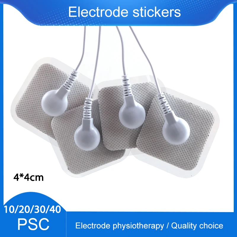 

Self-adhesive electrode gel pad for body massage EMS muscle stimulator patch physical Tens machine muscle massage