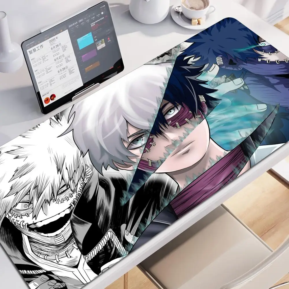 

PC accessories Anime My Hero Academia Mousepad Gamer Computer Locking Edge Non-slip Extended Mouse Pad Hd XXL Keyboard Desk Mat