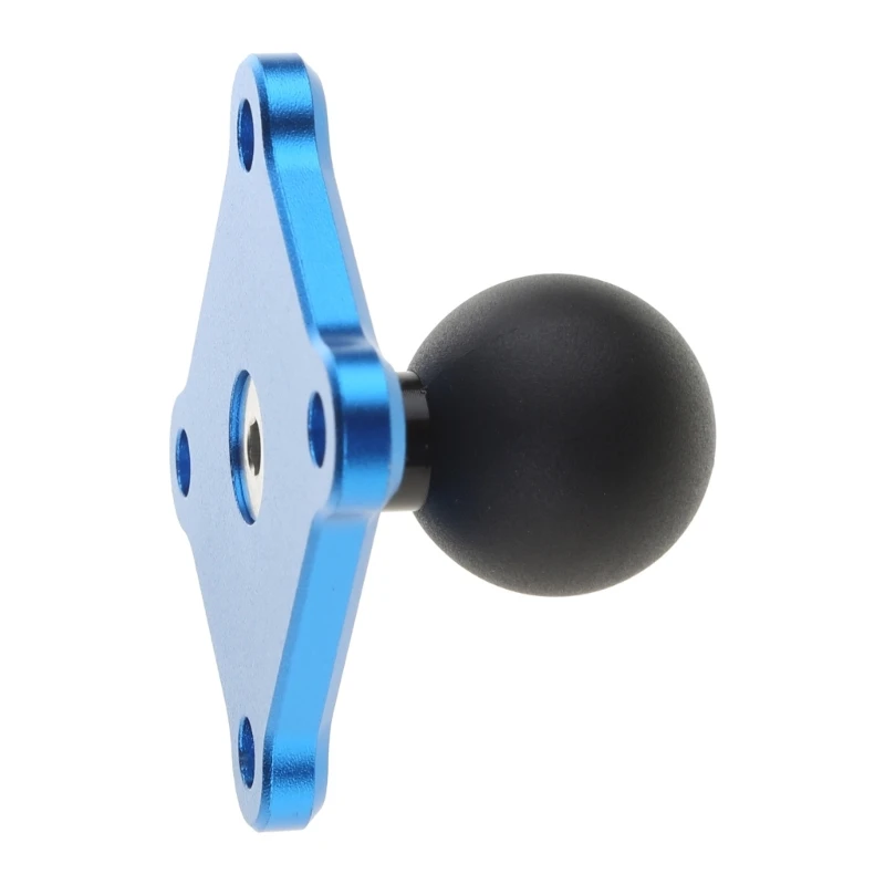 Aluminum Alloy Square Mounting Base with 1 Inch Ball for Head Mount for Zumo 400/450/500/550/660 Rider GPS for Motorcycl image 4