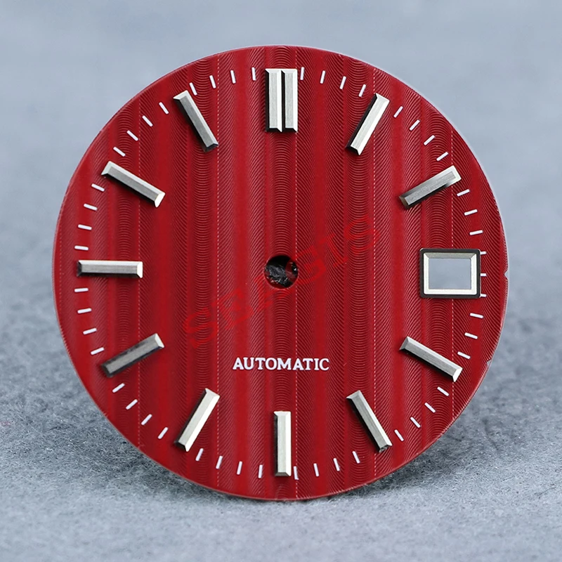 SEAGIS GS Mod NH35 dial 28.5mm Cloth pattern Fit Dial NH35 Movement high Quality No Logo