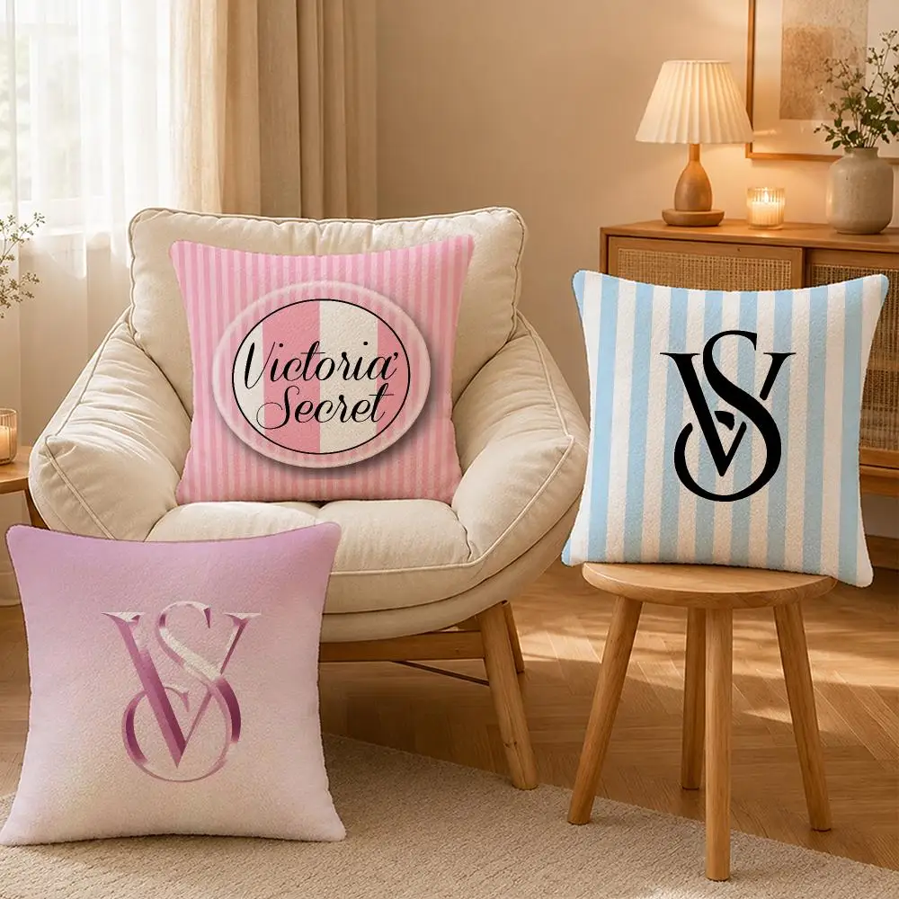 Lingerie Victoria Secret Glam Cushion Cover Personalized Short Plush Soft Bedroom Sofa Home Decor Gift