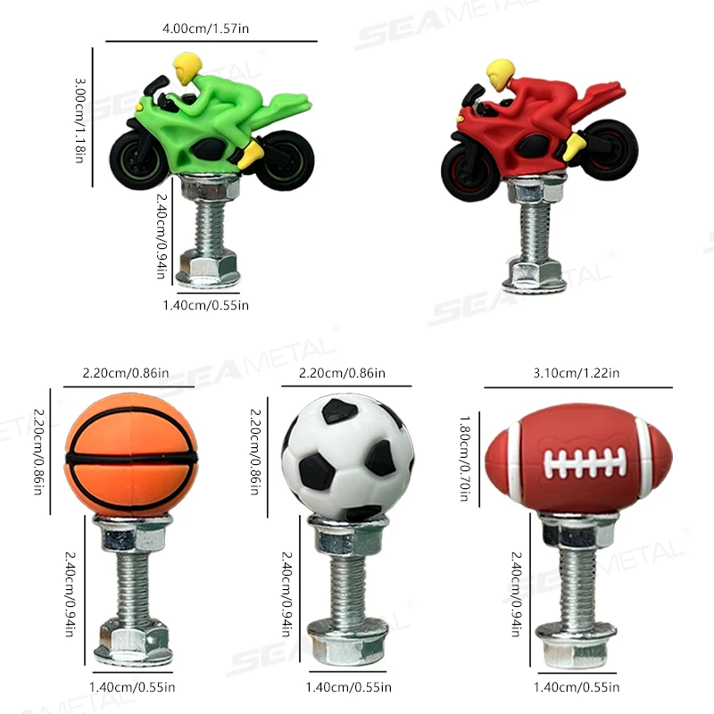 

SEAMETAL 2 шт., болты крепежа для автомобиля, грузовика, болты для номерного знака мотоцикла, винты для любых болтов 6 мм, аксессуары для стайлинга автомобилей