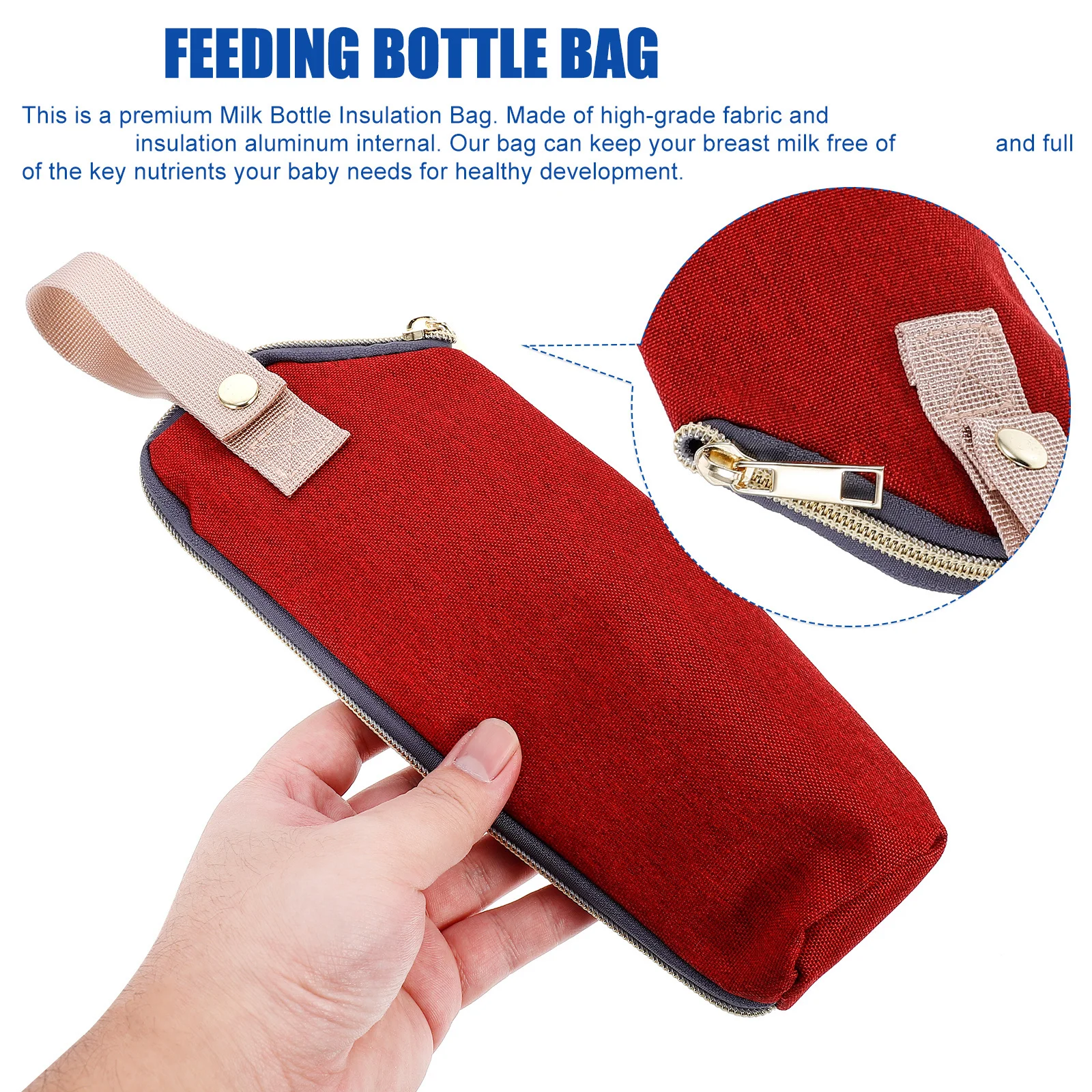 

Thermal Baby Feeding Bottle Warmers Insulation Bag Black White Stroller Travel Milk Transport Easy Carry Environmental