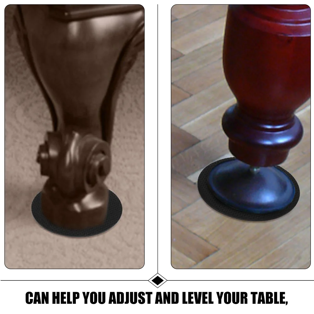 

8Pcs Table Foot Elevating Pad Adjustable Leveler Durable Eva Material for Furniture Billiards Accessories Table Leveler