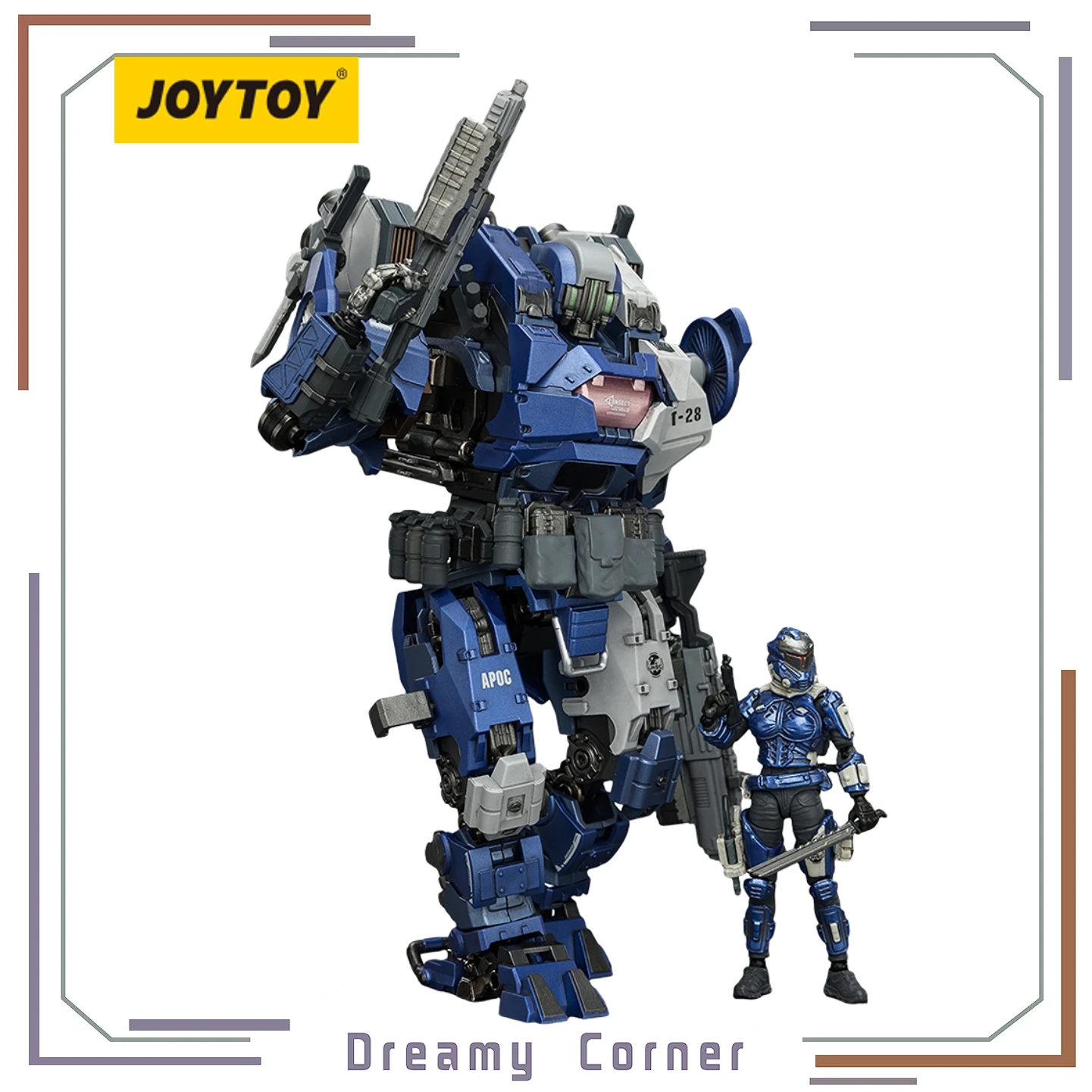 

【Pre-sale】JOYTOY Dark Source APOC Series Crusher Rapid Assault Mech ST-8628 UNSC Assaulter Fjord 1/25 Action Figure
