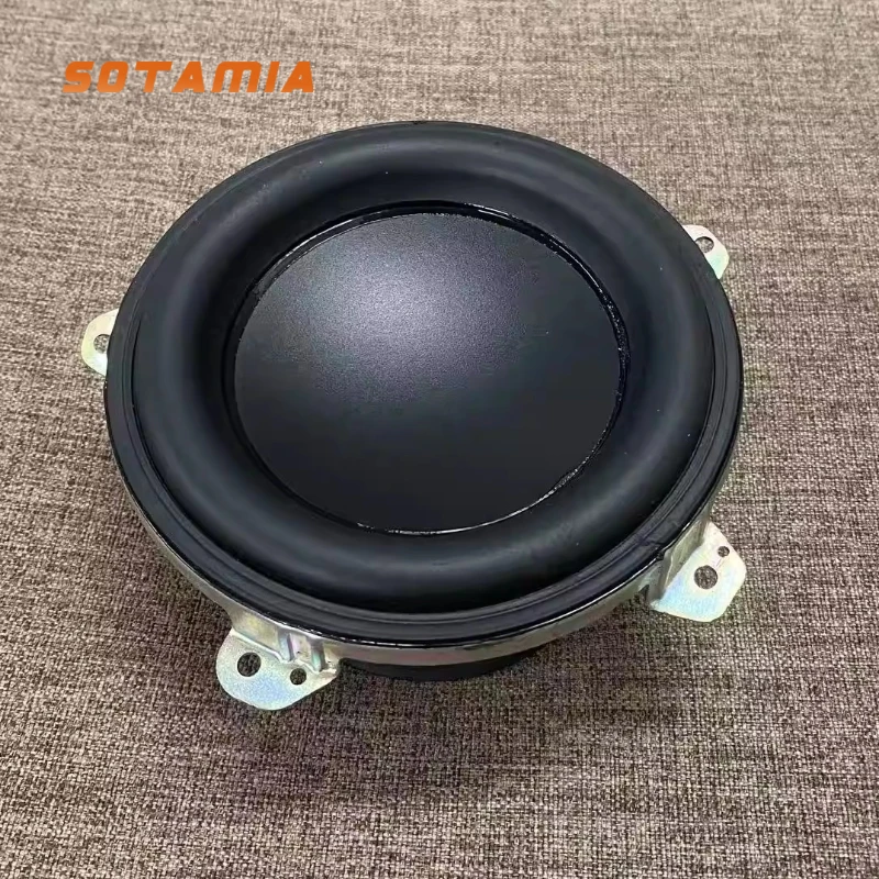 SOTAMIA 1PCS Round built in 5 inch subwoofer 2 ohm built in long stroke large magnetic steel DIY bluetooth speakers