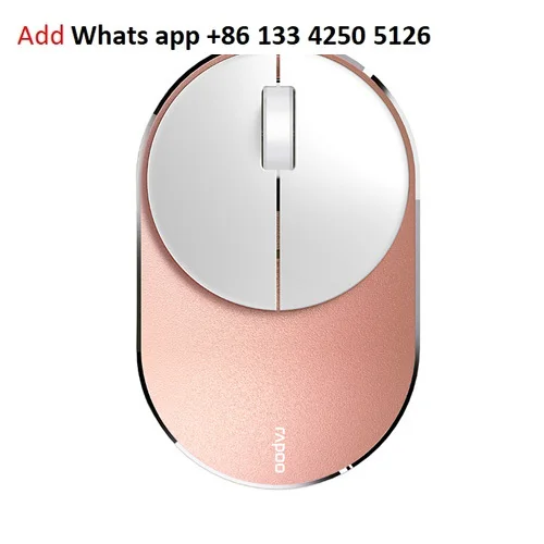 Rapoo M600 Multi-Mode Wireless Mouse For Laptop/Smart-Phone,Connects to 3 Devices,Al Alloy Body,Magnetic Adsorption Bottom Cover