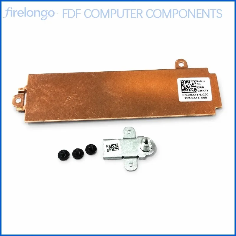Aluminum Heatsink Cooler for Dell G15 5510 5511 5515 5520 5521 5525 SSD M.2 Thermal Pad