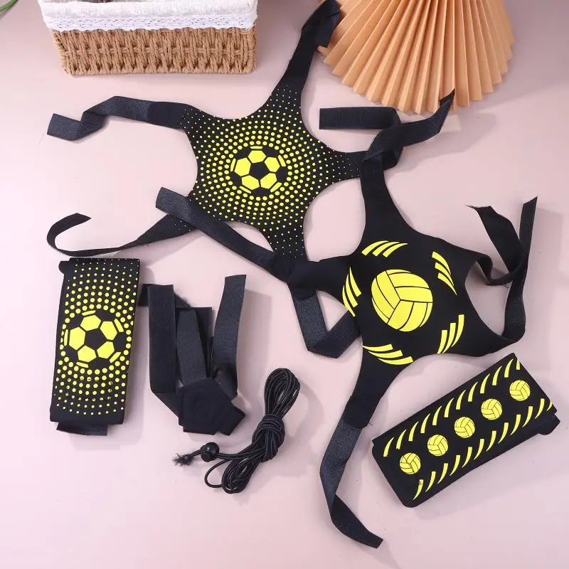 Primary and Secondary Student Football Training Gear: Bouncing Ball Bag and Control Device