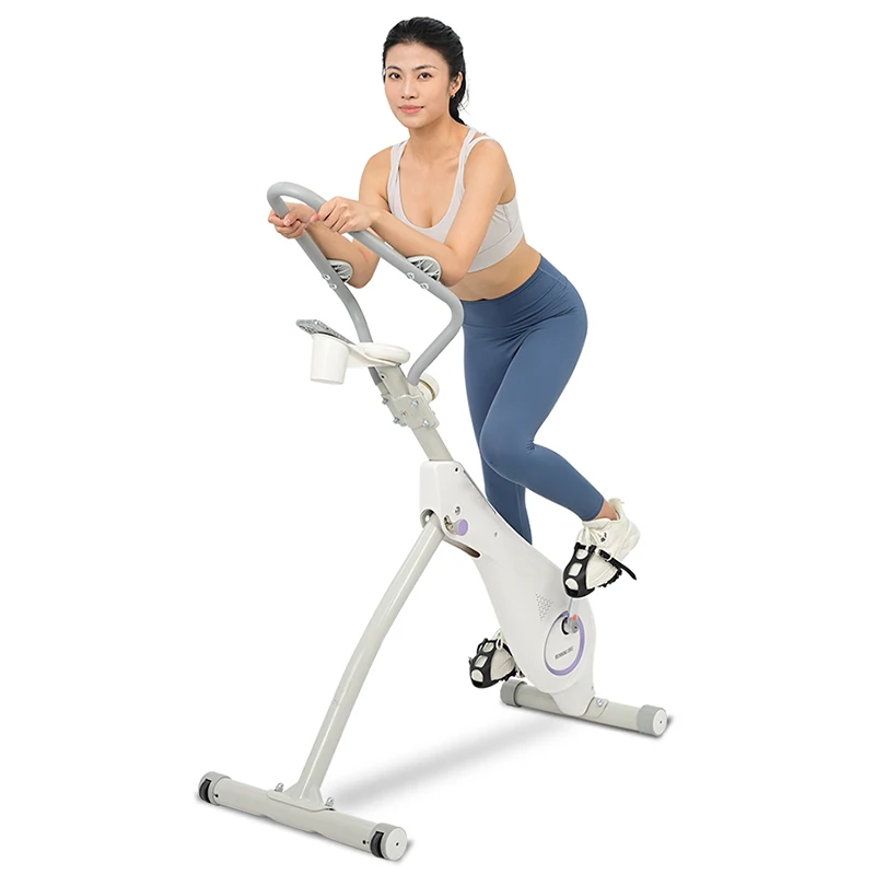 

Dynamic bicycle home silent magnetic control exercise bike fat burning weight loss equipment indoor bicycle folding