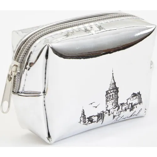 Istanbul Printed Coin Purse Stylish Appearance Useful Women's Wallet Galata Tower Printed Wallets For Women Zippered Clutch Bag