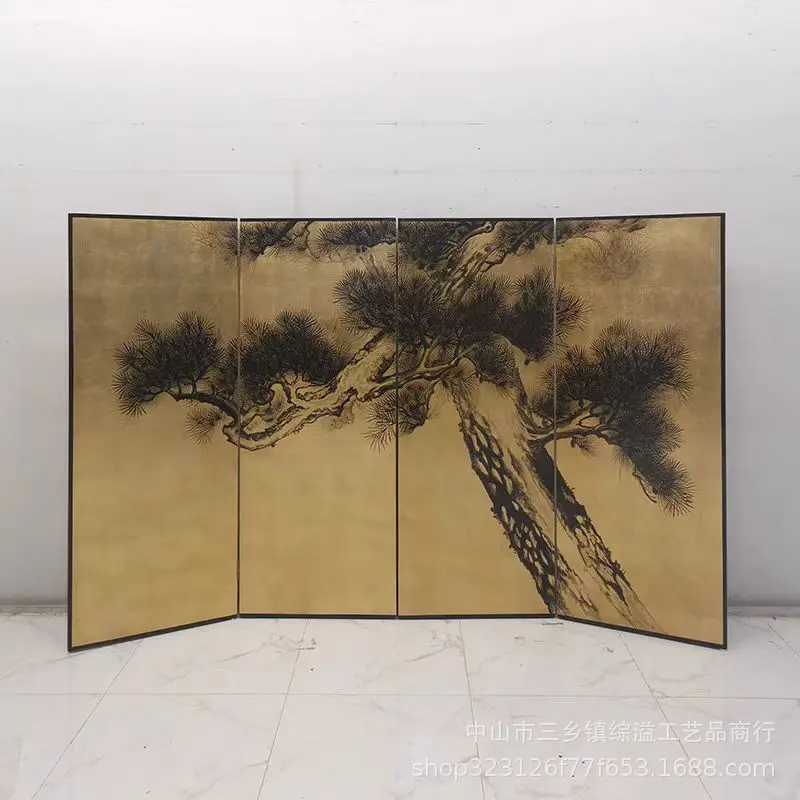 

Customized New Style Conference Hall Living Room Hotel Lobby Background Partition Movable Folding Screen Foil Scree