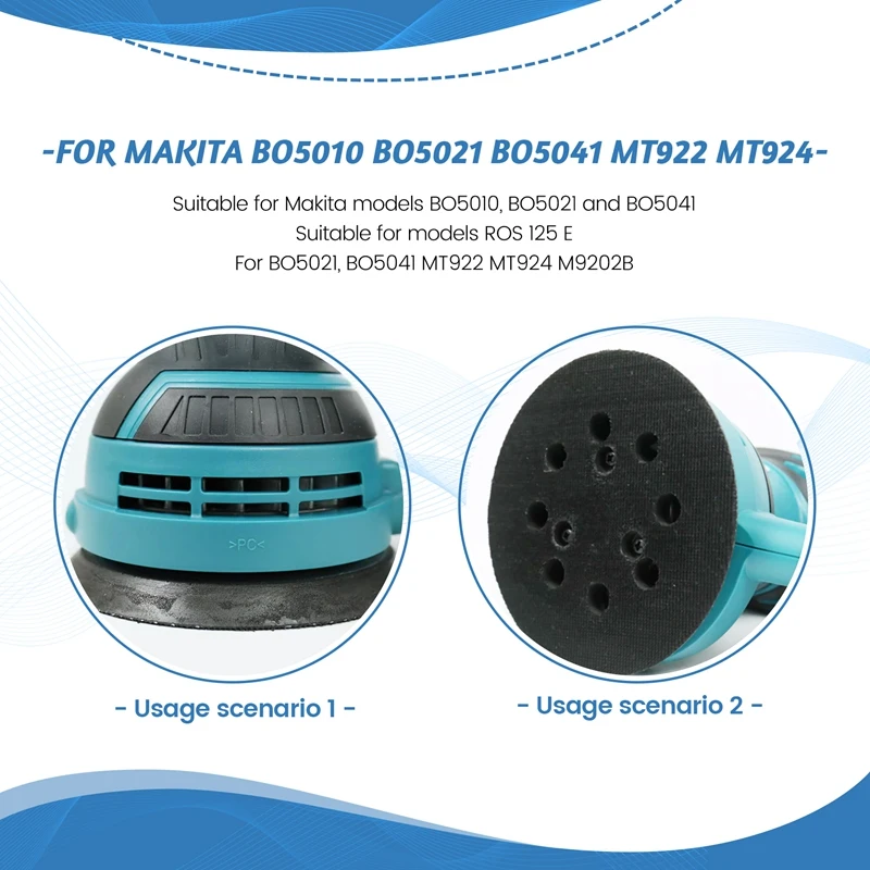 5Inch Trackal Sander Backing Pad Base For  Bo5010 Bo5021 Bo5041 Mt922 Mt924