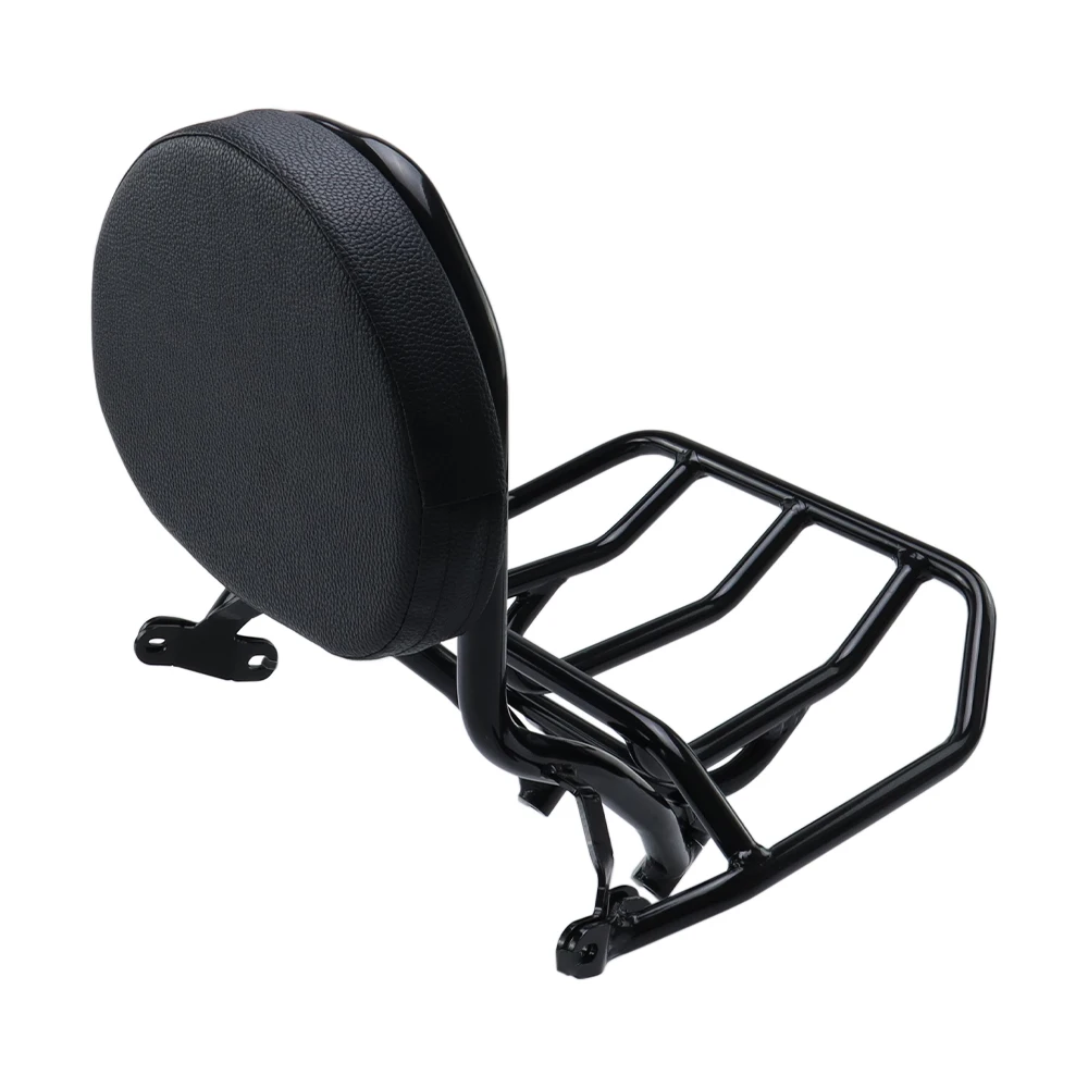 Motorfiets Passagier Rugleuning Sissy Bar Met Bagagerek Mount Kit-Zwart Past Voor BMW K1600 B K1600 K1600B 2018-2024