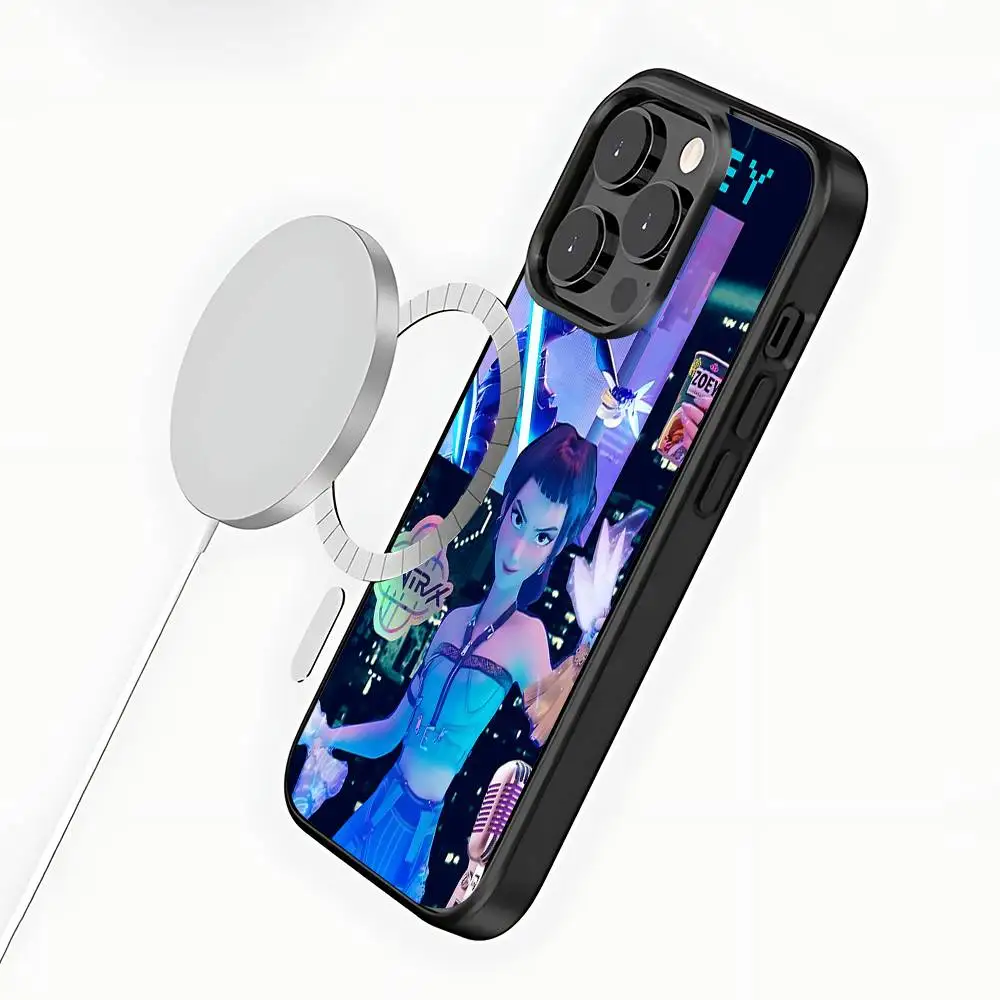 Funda de teléfono KPop d-demon h-hunters para iPhone 17,16,15,14,13,12,11,Pro,Max,Plus,Mini,SE4,E, carga inalámbrica magnética Magsafe
