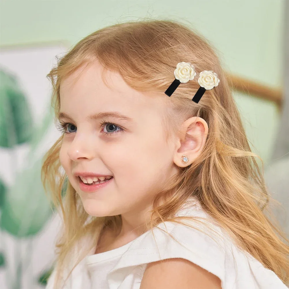 20 Stuks Nieuwe Meisjes Schattige Cartoon Bloemen Strik Snoep Haarclips Kids Zoete Haarspelden Hoofdband Haarspeldjes Mode Haaraccessoires