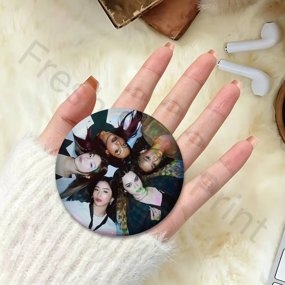 Hot Music K-KATSEYE 32mm 58mm 75mm 44mm 25mm Anime Badges Brooches DIY Pins Decorations Birthday