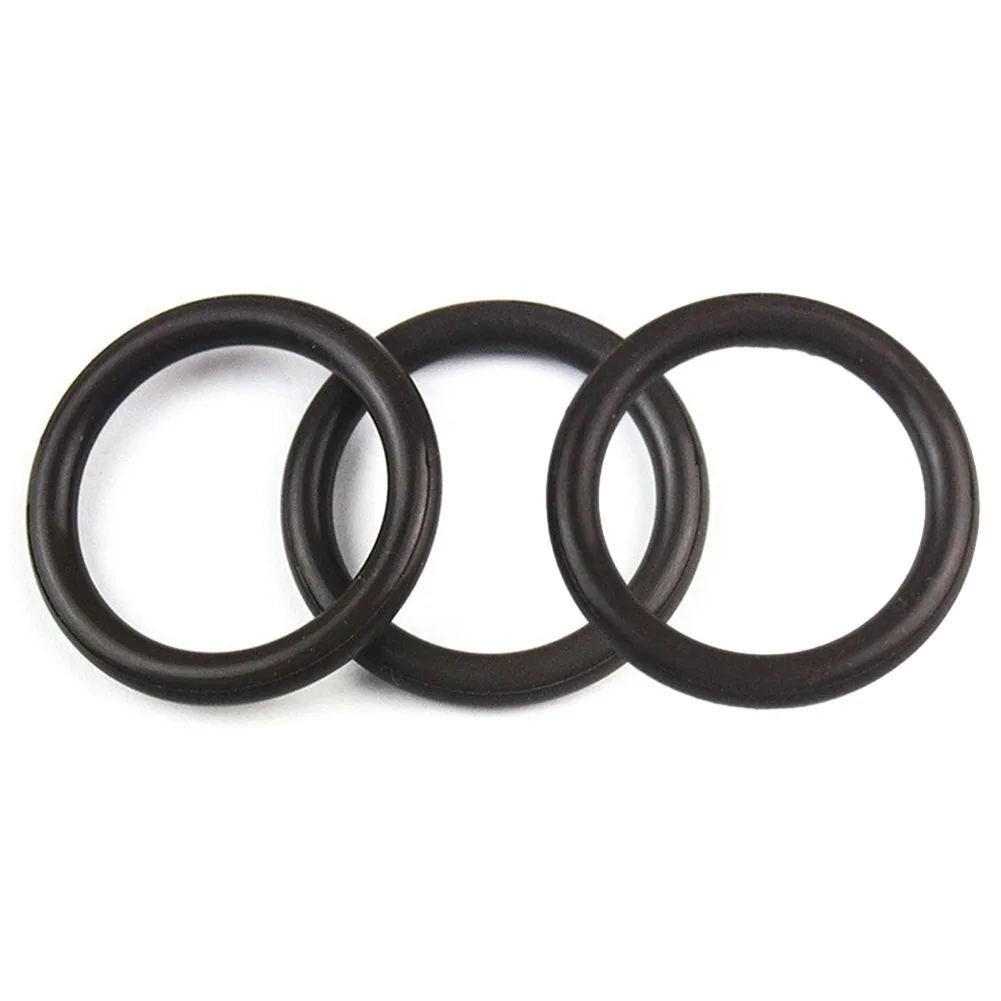 O Ring Piston Ring Accessories Black 40mm Outer For GSH11E GBH11 Replacement Rubber Spare Parts 3Pcs Practical