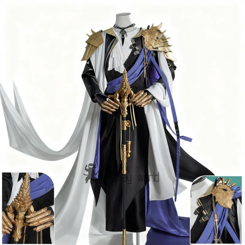 Disfraz de Arknights, capa fantasma, uniforme de carnaval, Anime para adultos, ropa de fiesta de Halloween, mascarada, juego para hombres y mujeres