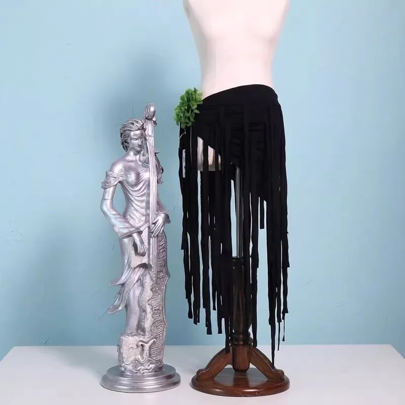 

7YearsOldLilGirl Women's Belly Dance Hip Scarf Fringe Modal Belt for Girls Dancing Accessories BL21